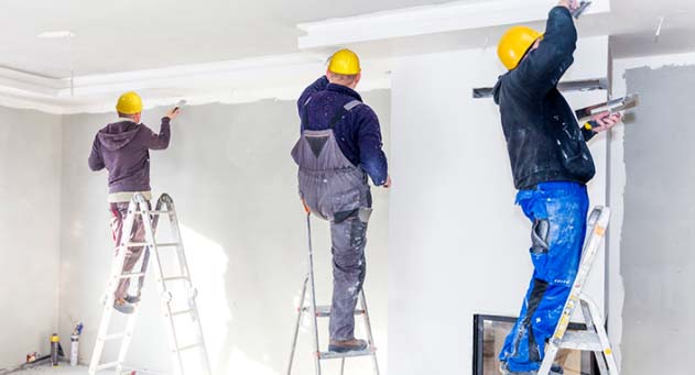 Instalação de drywall